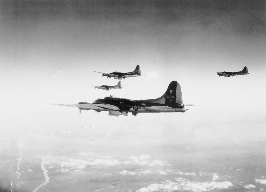 398th Bomb Run Over Bingen - 29 Dec 1944  