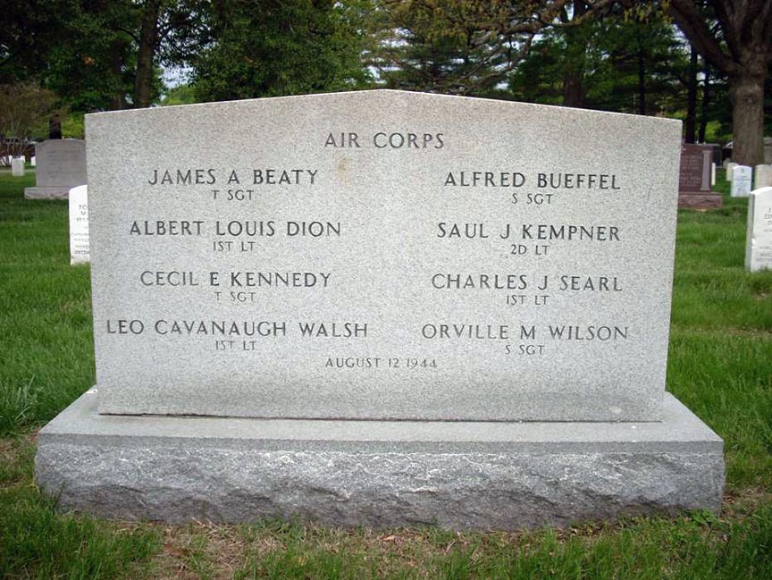 Searle Crew Gravestone in Arlington