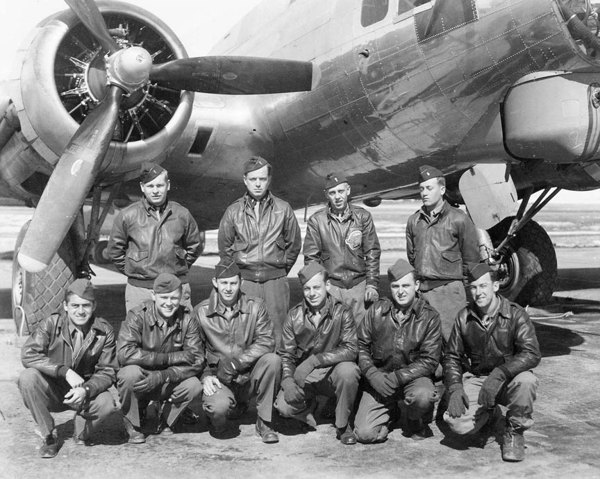 Donald B. Lowe's Crew - 600th Squadron - Early 1944